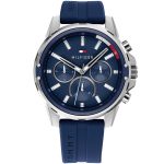 Tommy Hilfiger Mason Blue Dial Men’s Watch - Silicone Strap | 1791791