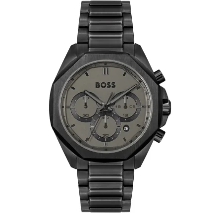 Hugo Boss Cloud Men’s Chronograph – Full Black Ion-Plated Steel (44mm)