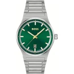 Hugo Boss Candor Men’s Dress Watch – Emerald Green Dial & Silver Steel (41mm)