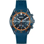 Hugo Boss Runner Men’s Sport Watch – Full Navy Blue Silicone (43mm)