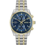 Hugo Boss Skytraveller Men’s Chronograph – Blue Dial & Two-Tone Steel (44mm)