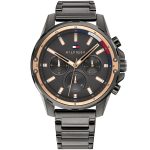 Tommy Hilfiger Mason Men’s Gunmetal Gray Stainless Steel Watch (1791790)