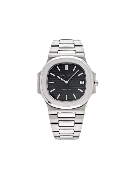 Patek Philippe Nautilus Replica – White Gold Silver & Black Dial