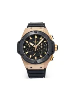 Hublot Men’s King Power Style Chronograph - 48mm Rose Gold & Black Ceramic | 709.OM.1780.RX