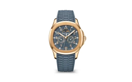Patek Philippe Aquanaut 5261R / Replica – Blue-Gray Dial & Rose Gold Annual Calendar