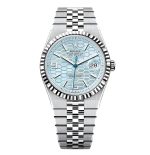 Rolex Land-Dweller Men’s Watch Replica – Tiffany Blue Dial & Silver Steel (36mm)