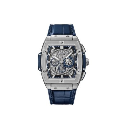 Hublot Spirit of Big Bang Men's Titanium Skeleton - 42mm Blue Hybrid | 601.NX.7170.LR