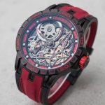 Roger Dubuis Men’s Automatic – Stealth Black Dial with Racing Red Rubber Strap