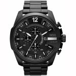 Diesel Mega Chief Men’s Chronograph – Full Black Ion-Plated Steel (51mm)