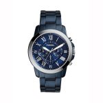 Fossil Grant Men’s Chronograph Watch - All-Blue Stainless Steel | FS5230