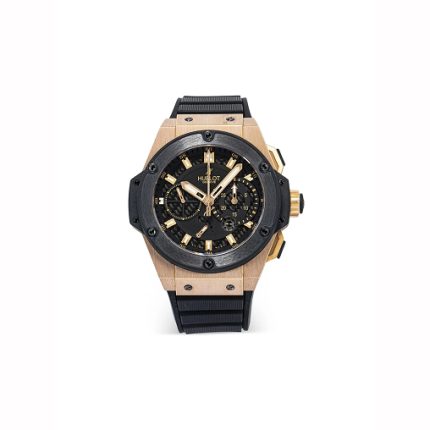 Hublot Men’s King Power Style Chronograph - 48mm Rose Gold & Black Ceramic | 709.OM.1780.RX