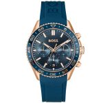 Hugo Boss Runner Men’s Chronograph – Full Blue IP Steel & Rubber (44mm)
