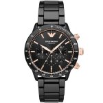 Emporio Armani Men’s Mario Chronograph - Full Black Ceramic | AR70002