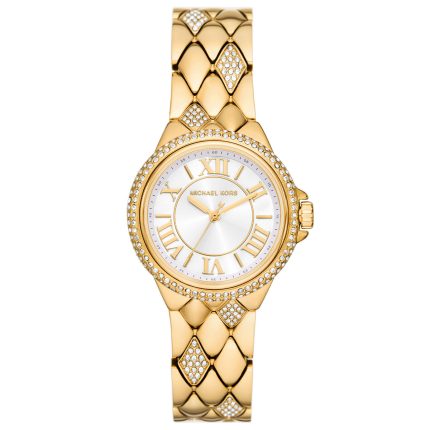 Michael Kors Camille Ladies’ MK4801 – White Dial & Gold Steel (33mm)
