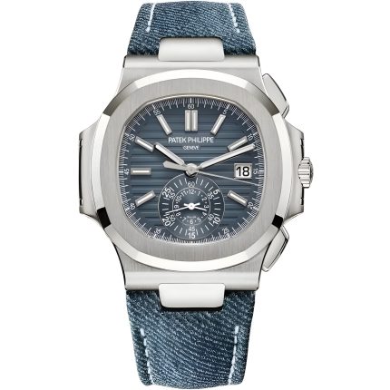 Patek Philippe Aquanaut "Jumbo" Replica – Blue Dial & Midnight Rubber Strap