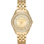 Michael Kors Harlowe Ladies’ MK4709 – Full Gold-Tone & Pavé Bezel (38mm)