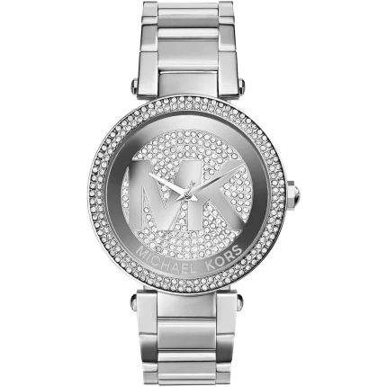 Michael Kors Parker Ladies’ MK5925 – Silver Dial & All-Silver Glitz (39mm)