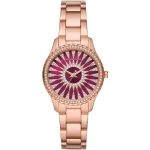 Michael Kors Ladies’ Layton – Pavé Pink Dial & Rose Gold Steel (33mm)