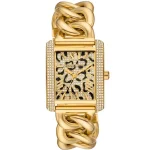 Michael Kors Emery Ladies’ MK7437 – Gold Tiger Dial & Crystal Bezel