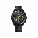 Omega 007 Edition Men’s Tactical Chronograph – Black Genuine Leather & Japanese Movement