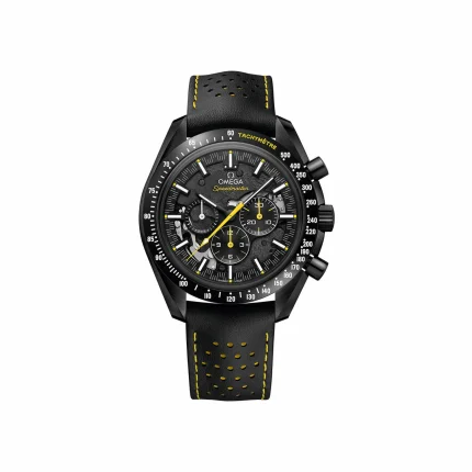 Omega 007 Edition Men’s Tactical Chronograph – Black Genuine Leather & Japanese Movement