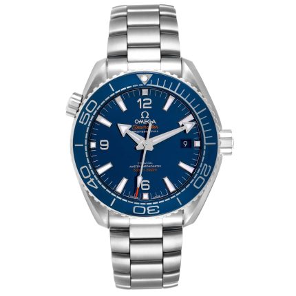 Omega Seamaster Planet Ocean Men’s Automatic Watch – Blue Dial & Silver Steel (43.5mm)
