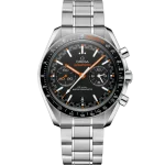 Omega Master Quality Men’s Chronograph – Black Edition with Domed Sapphire (High-Performance)