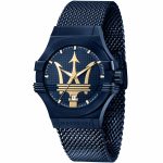 Maserati Potenza "Deep Blue" Edition – Oversized Trident Dial & Blue Steel