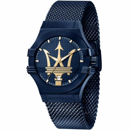 Maserati Potenza "Deep Blue" Edition – Oversized Trident Dial & Blue Steel
