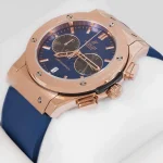 Hublot Men’s Big Bang Blue Edition - 42mm Chronograph & Blue PVC Strap