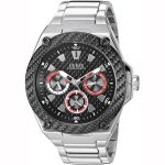 Guess Men’s Legacy - 45mm Carbon Fiber Look & Silver Steel | U1305G1