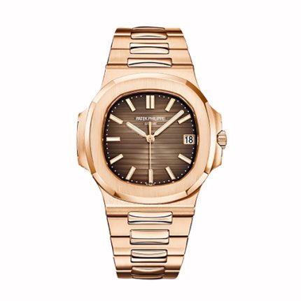 Patek Philippe Nautilus Men’s - 40.5mm Rose Gold & Chocolate Tiffany Dial | 5711/1R-001