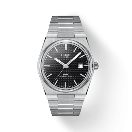 Tissot PRX Powermatic 80 Men’s - 40mm Black Waffle Dial | Automatic Legend