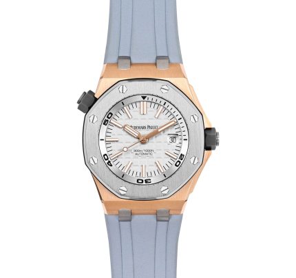 Audemars Piguet Men’s Royal Oak Offshore Diver - 42mm "Admiral" White & Blue | Swiss Automatic