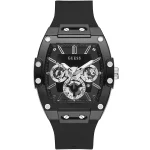 Guess Men’s Phoenix - 43mm All-Black Carbon Look & Silicone | GW0203G3