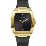 Guess Men’s Phoenix - 43mm Black Barrel Dial & Leather | GW0386G3