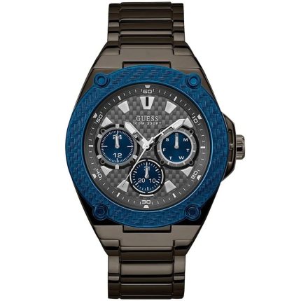 Guess Men’s Legacy - 45mm Gunmetal Grey & Carbon Look | W1305G3